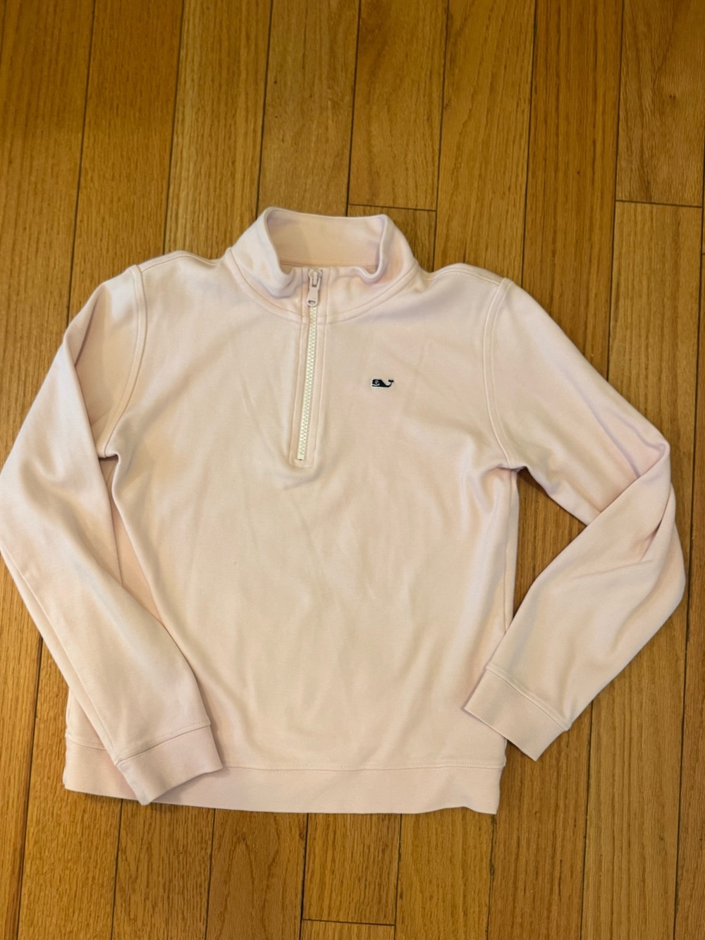 Vineyard Vines Pink Quarter-Zip Pullover Sweater Girls Size Medium
